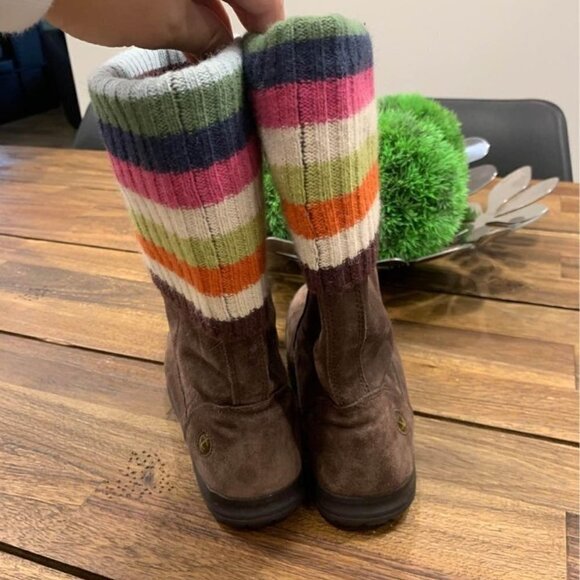 🤎coach leather/wool boots. 2 ways to wear! Size 7. New condition. Brown. - Picture 6 of 10
